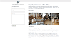 Desktop Screenshot of mandarinhomes.co.uk